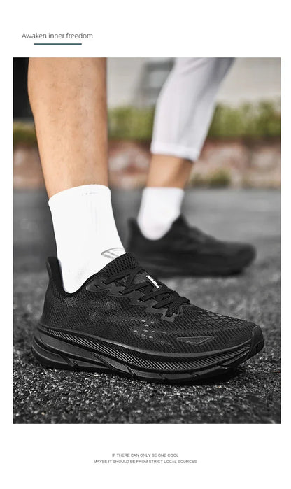 Ténis desportivos casuais 2025 para corrida, outdoor, confortáveis para primavera/verão, antiderrapantes, unissexo para homem e mulher, sapatilhas de treino macias para homem