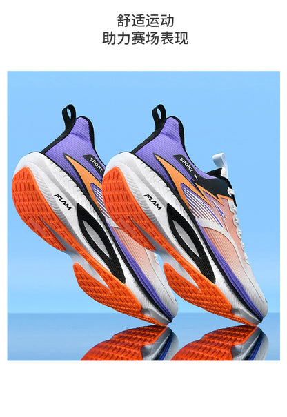 Men Sports Running Shoes Marathon Air Cushion Breathable Lightweight Comfortable Women Outdoor Athletic Sneakers Jogging Tenis