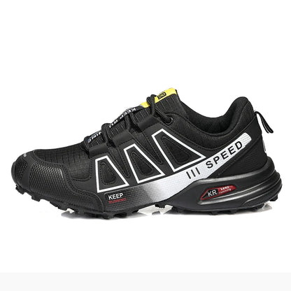 Men Cycling Shoes Outdoor Mountain Cross-Country Cycling Shoes Men Non-Slip Wear-Resistant Cycling Training Shoes Hiking Shoes