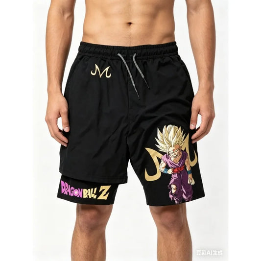 Dragon Ball Trendy Hot Items Power 2026 Super Championship Authorized Muscles Boxing Cosplay Parties Beach Quick-Drying Shorts
