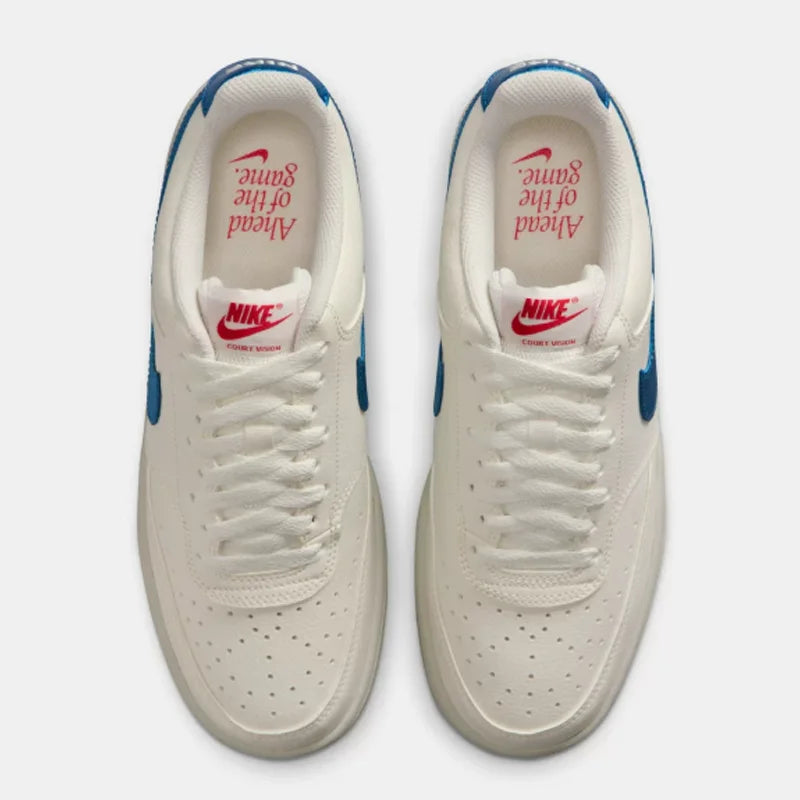 Authentic Nike Court Vision Low Women's Minimalist Versatile Outdoor Breathable Casual Sneakers IM7799-133