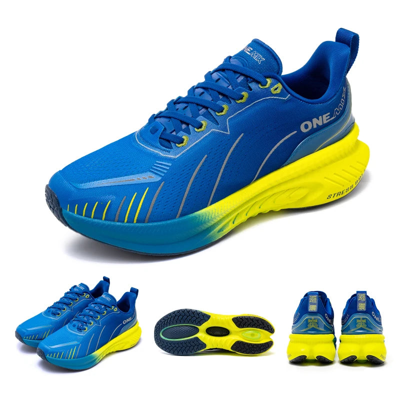 ONEMIX New Cushioned Running Shoes women Fall Winter Heavy Runners Lace-up Women Jump Rope Dance Non-slip Outdoor Sneakers
