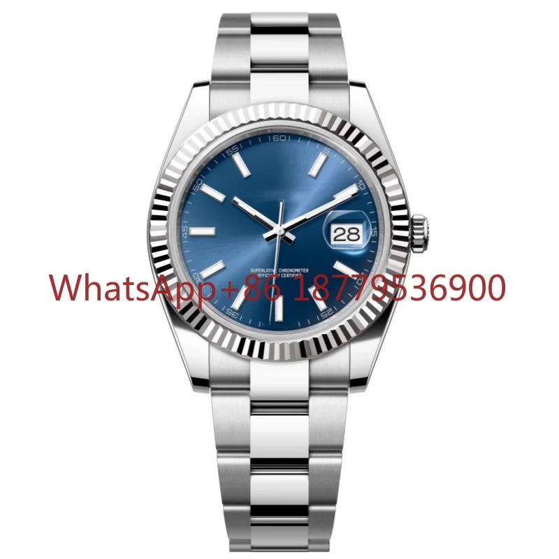 2026 Men's 904L Stainless Steel Automatic Mechanism Sapphire glass 41MM Watches Customized