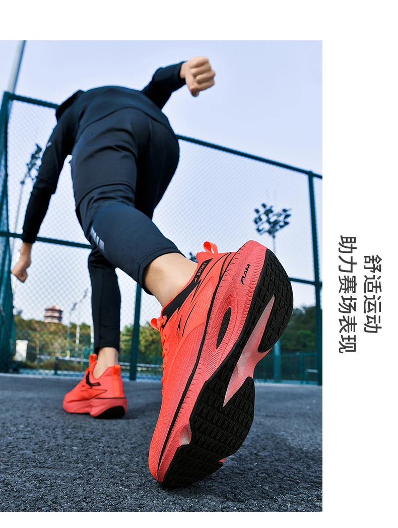 Men Sports Running Shoes Marathon Air Cushion Breathable Lightweight Comfortable Women Outdoor Athletic Sneakers Jogging Tenis