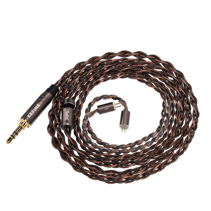 KEFINE Delci HiFi Wired IEM Earphones with 10mm DLC+PU Dynamic Driver, CNC Metal Housing, Detachable 0.78mm 2Pin Cable