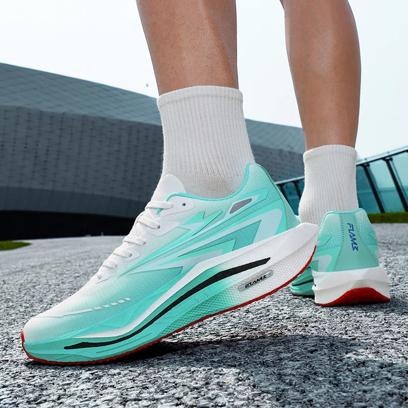 Sapatilhas desportivas unissexo modernas com atacadores para corrida, absorção de impacto, antiderrapantes, com efeito rebound, para treino, modelo 2026, sapatilhas de fitness outdoor