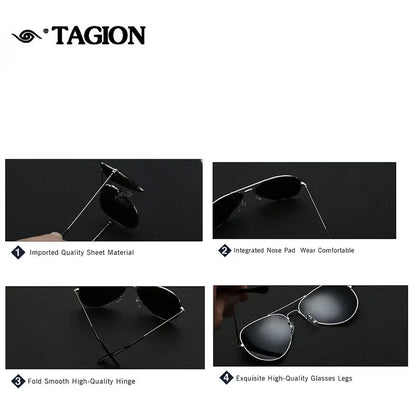 Sunmmer Polarized Sun Glasses Men Women Fashion Luxury Pilot Sunglasses Male UV400 Sunlight Proof Eyewear Female Versatile 3026
