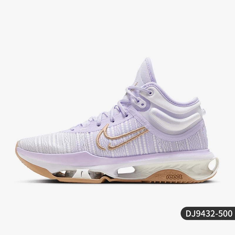 Nike äkta nya dämpande och andningsbara mid-top basketskor för herr DJ9432-500