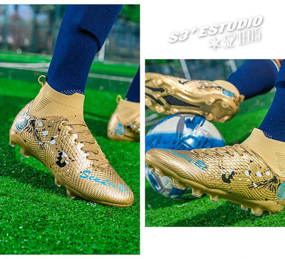 High Quality Soccer Cleats for Men Soccer Shoes Society Boys Football Boots Children Football Shoes Sneakers Unisex Soccer Boots