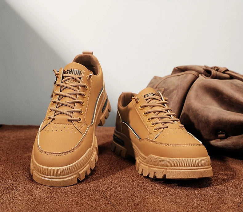 Men's Casual Sports Outdoor Hiking Trendy Fashion Comfortable Thick-Soled Street Board Shoes
