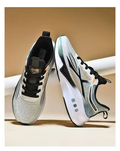 New casual sports shoes for men, trendy breathable mesh shoes, versatile and lightweight running shoes