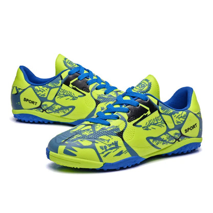 Buty piłkarskie dla dzieci Sports Society Field Chłopięce buty do piłki nożnej Futsal Szybkie buty do halowej piłki nożnej Oryginalne buty z kolcami do kostek Buty piłkarskie