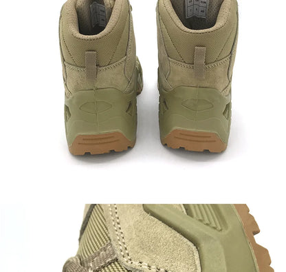 Lynjacye – zielone buty bojowe o średniej wysokości dla mężczyzn i kobiet, rozmiary 39–46, buty outdoorowe, treningowe, turystyczne, pustynne, do wspinaczki, Bota Masculina