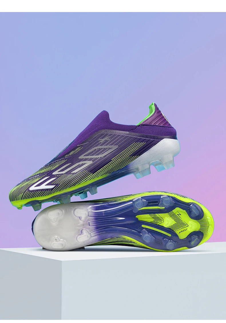 New Men Soccer Shoes High-quality Cleats Football Boots Sneakers Hot-selling Indoor Futsal Non-Slip Match Grass High-top Outdoor