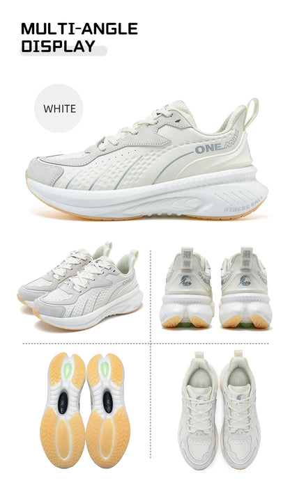 ONEMIX 2025 Winter Training Running Shoes for Men Sport Shoes Leather Warm Wear-Resistant Female Jogging Shoes Walking Sneakers