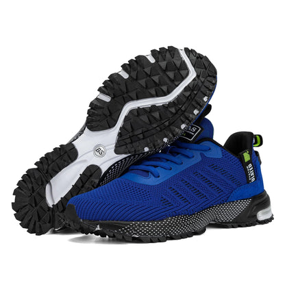 Ténis de corrida para homem Baasploa – Ténis casuais de malha, leves e de design, para corrida, respiráveis, com atacadores, para caminhada desportiva