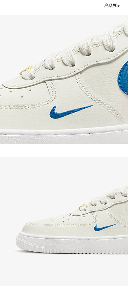 Oryginalne damskie buty skateboardowe Nike Air Force 1 07 Se z wysoką cholewką, oddychające, DQ7584-100