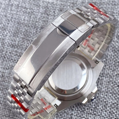Relógio de Homem Automático Miyota8215 Impermeável 200m, Relógio de Mergulho 40mm com Movimento Mecânico, Luminoso, Bracelete Jubilee e Fecho Glide Lock