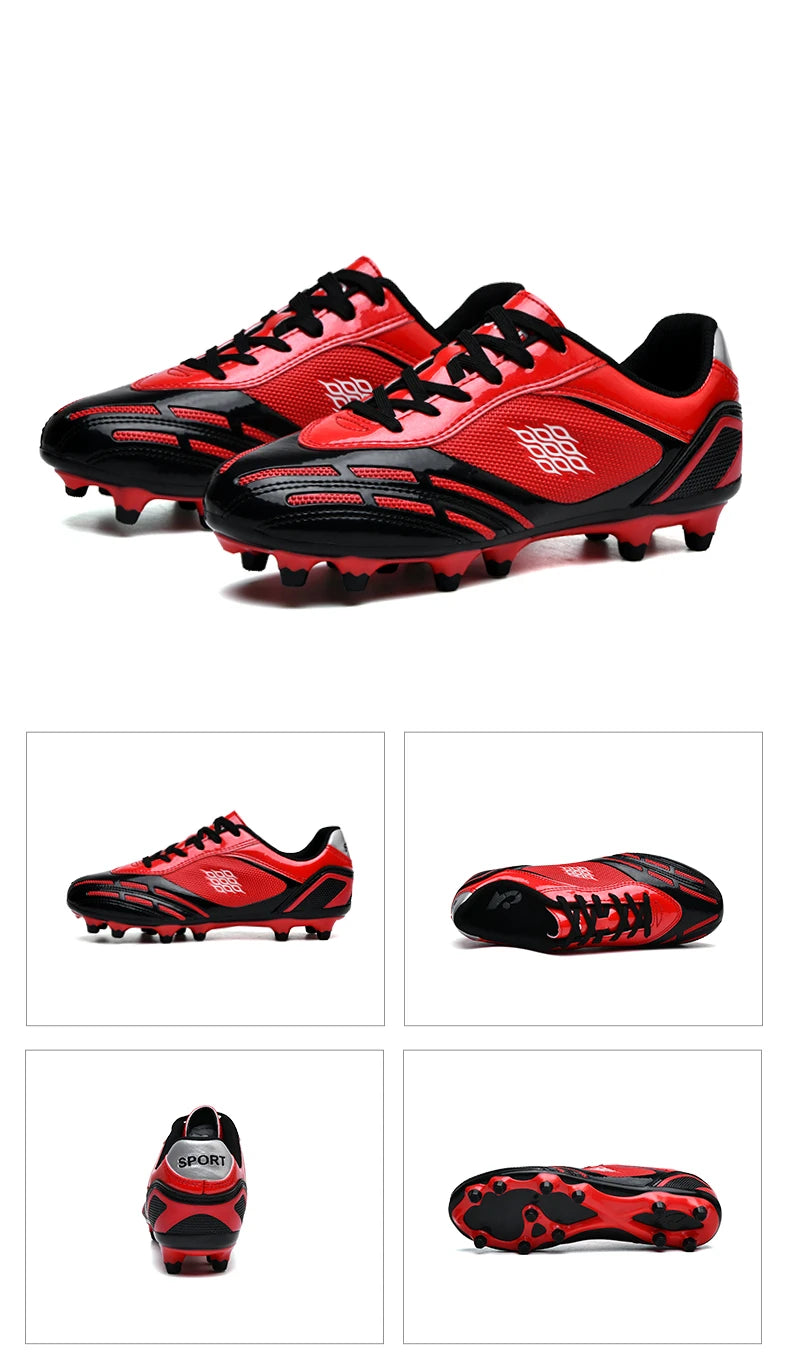 Soccer Shoes Men Turf Football Boots Fashion Firm Ground Studs Anti Slip Boy Sneakers Original Outdoor Field Training Trainers