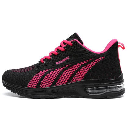 New Summer Rebound Womens Sports Shoes Lightweight Shock-absorbing Running Shoes Marathons Foot Protection Balance Walking Shoes