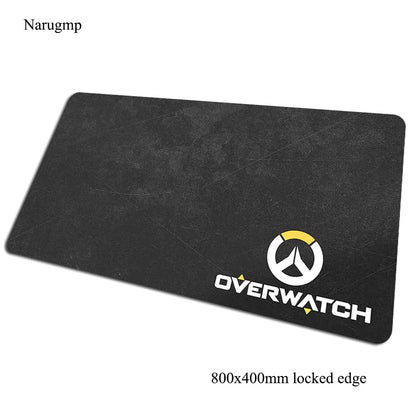 Tapete de rato gaming Overwatch 80x40cm, grande, para secretária de computador, tapete gamer para PC e portátil, presente de Halloween
