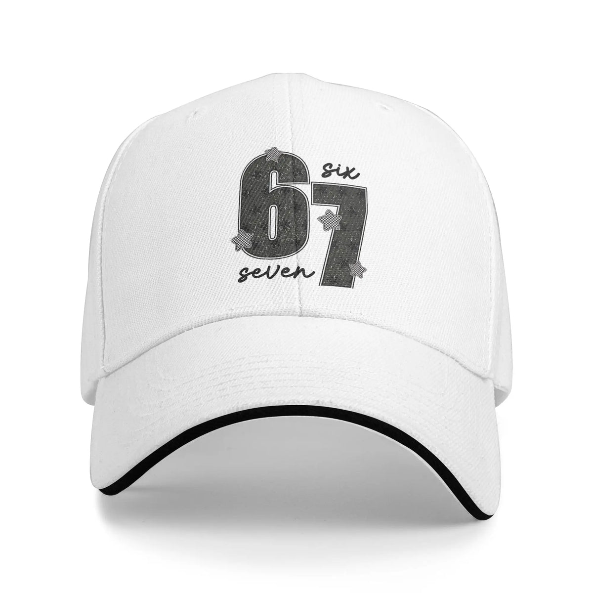 67 Six Seven 6-7 Casquette de baseball « Popular Steal » Brainrot Gaming Meme Sandwich Caps Hommes Femmes Respirante Dad Hat Plein air