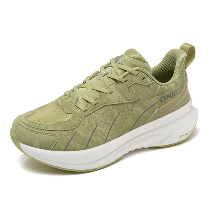 ONEMIX 2025 Winter Training Running Shoes for Men Sport Shoes Leather Warm Wear-Resistant Female Jogging Shoes Walking Sneakers