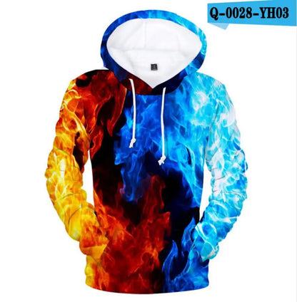 Classic Popular Purple Sky Male Space Galaxy 3D Print Hoodies Sweatshirts Men/Women Long Sleeve Sweatshirt Casual Pullovers