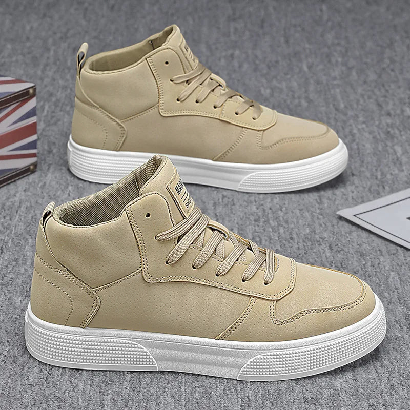 Men's Skateboarding Shoes 48 High Top Casual Sneakers Breathable Street Shoes Flats Shoes Lace UP Walking Shoes Chaussure Homme