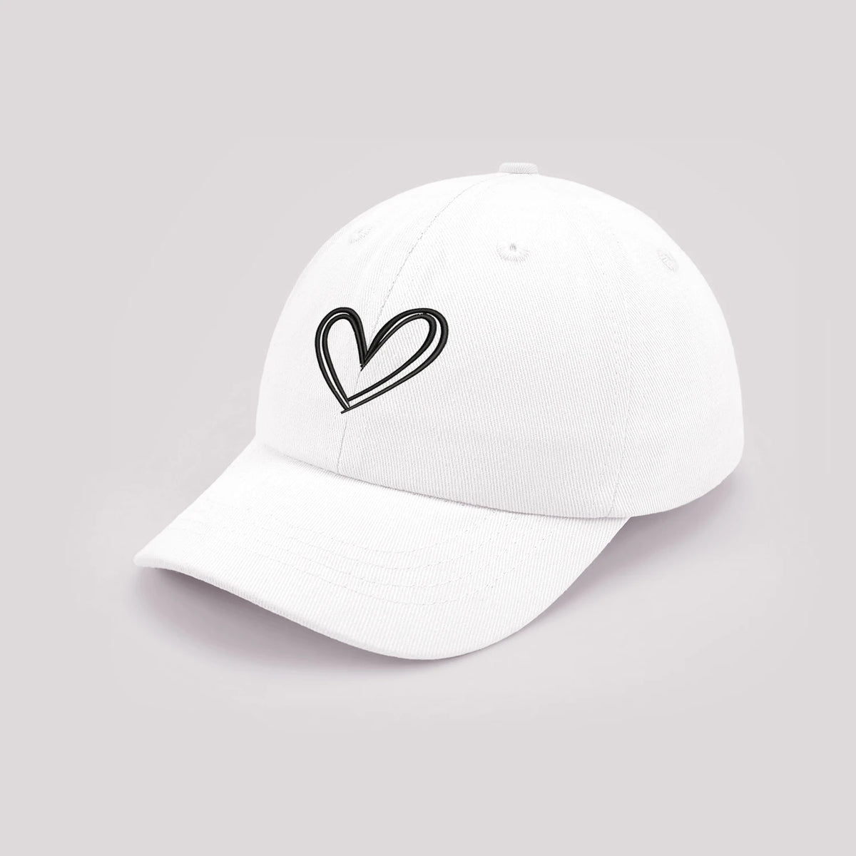 Cartoon heart-shaped Baby Baseball Cap Cute Solid Color Toddler Sun Hat with Ears Summer Adjustable Kids Boy Girl Peaked Cap ﻿