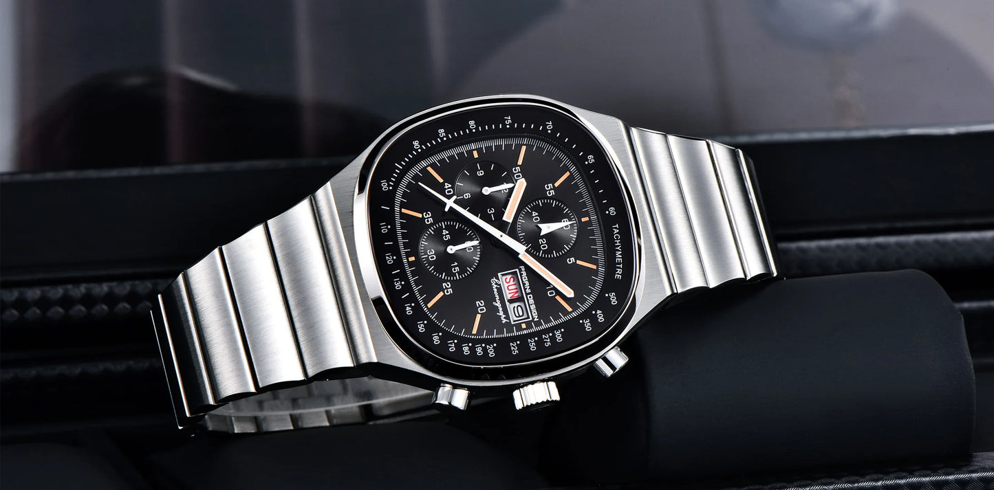 PAGANI DESIGN Men's Chronograph Watch Japan Miyota OS00 Movement Speed Tester Sapphire Waterproof Quartz Watch Reloj Hombre