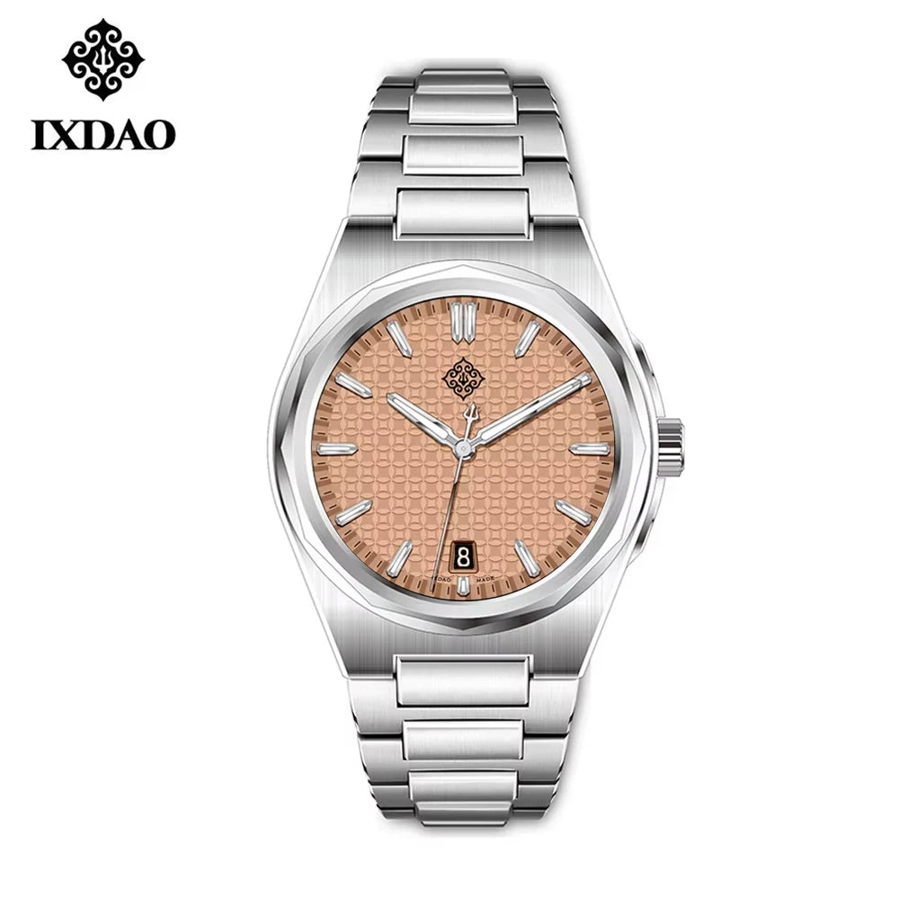 IX&DAO 2026 New Warrior 37mm Men's Automatic Mechanical Watch Miyota 9015 Top Sapphire BGW-9 Stainless Steel Waterproof 10Bar