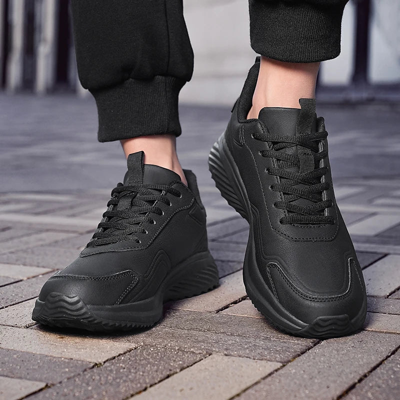 Autumn and Winter Men's Waterproof Sneakers Soft and Cushion Sport Shoes For Walking Plus Size 39-48 Casual Shoes For Men