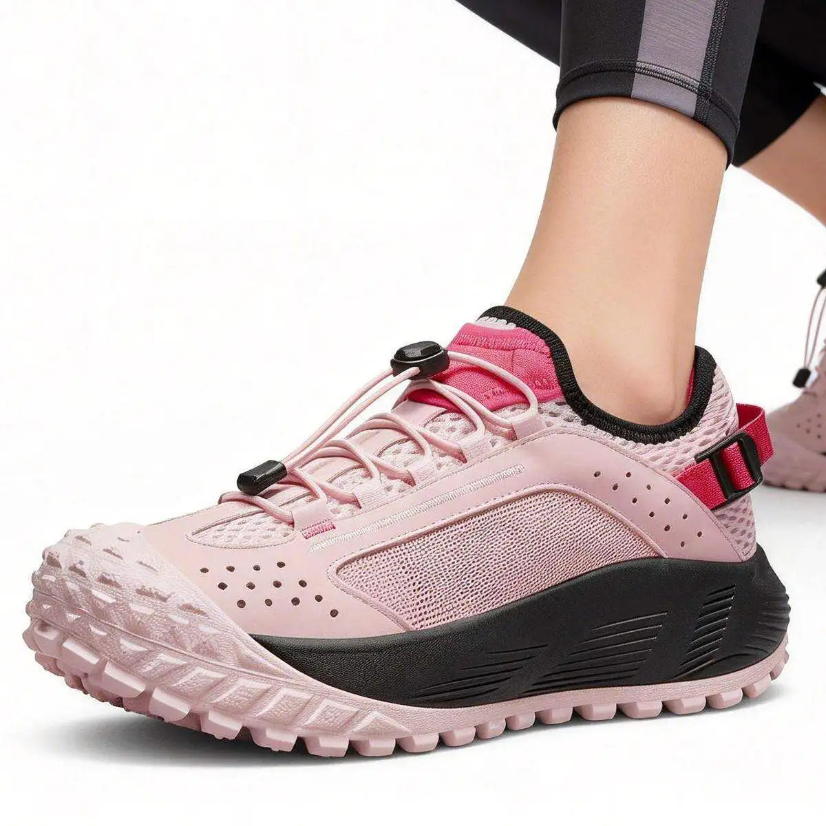 CAMSSOO hiking shoes men summer breathable non-slip running shoes travel outdoor sports cushioning casual boots off-road shoes