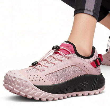 CAMSSOO hiking shoes men summer breathable non-slip running shoes travel outdoor sports cushioning casual boots off-road shoes