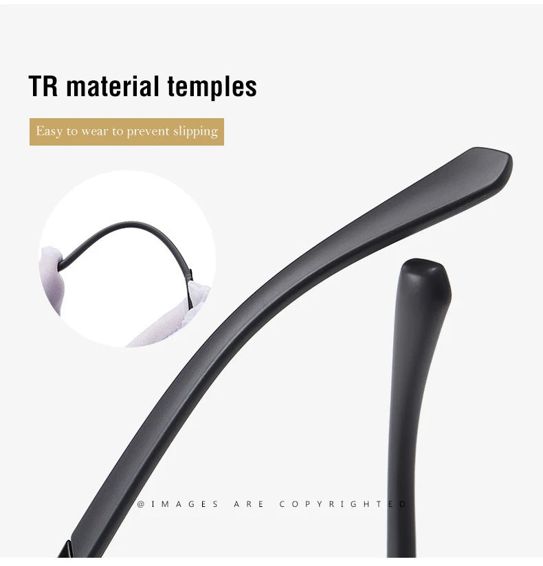 Men Sleep Blue Light Blocking Glasses Women Anti Radiation Computer Eyewear UV500 PC Red Lenses TR90 Square Eyeglasses Frames