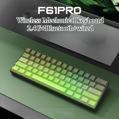 Bluetooth Wireless Mechanical Keyboards RGB Gamer Keyboard for Tablet Mechanical 60% iPad Backlit Mini USB Keyboard