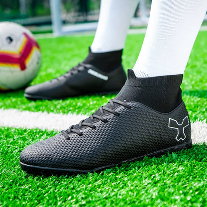 Men Quality Soccer Shoes Durable Boys Football Boots Lightweight Children Football Shoes Futsal Training Sneakers Soccer Cleats