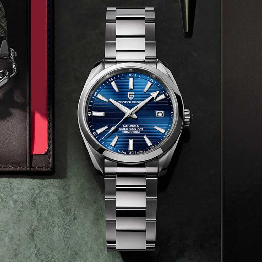 PAGANI DESIGN A150 40MM Men's Mechanical Watch Luxury Sapphire Glass Men's Automatic Watch 100M Waterproof Reloj Hombre