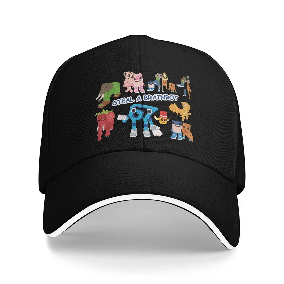 67 Six Seven 6-7 Casquette de baseball « Popular Steal » Brainrot Gaming Meme Sandwich Caps Hommes Femmes Respirante Dad Hat Plein air