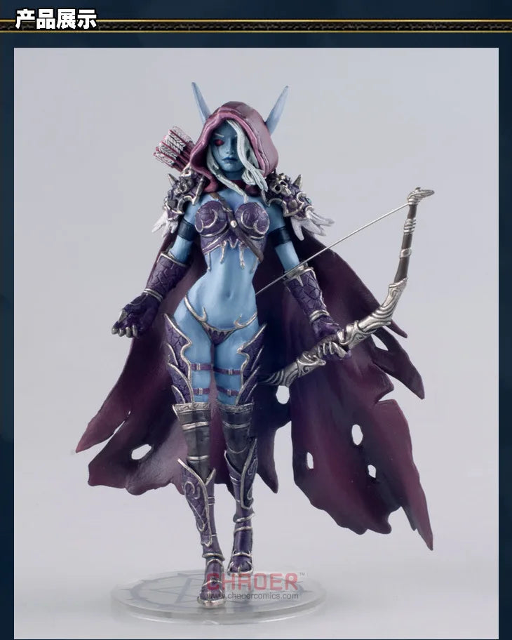 Sylvanas Windrunner World Of Warcraft actiefiguren De Koningin van de Ondoden handgemaakte modelverzameling ornamenten kindercadeaus speelgoed