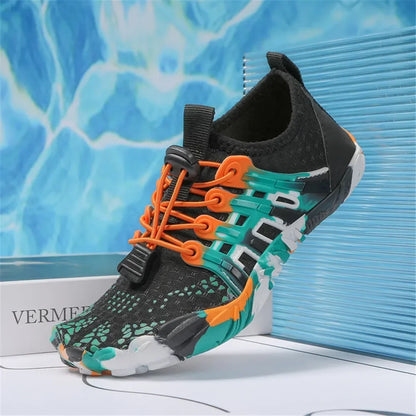 New 12 Colors Water Shoes Kids Summer Beach Five Fingers Barefoot Swimming Aqua Shoes Quick Dry Seaside River Children Sneakers