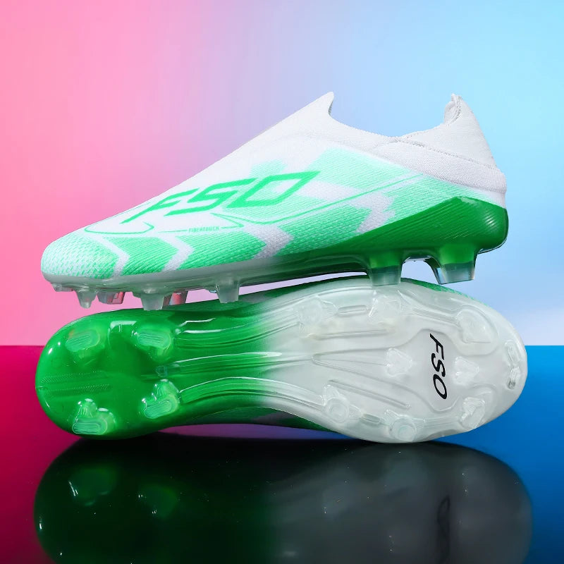 New Men Football Boots Non-Slip Boys Soccer Shoes Grass Cleats High-quality Match Sneakers Hot-selling Outdoor High-top Light