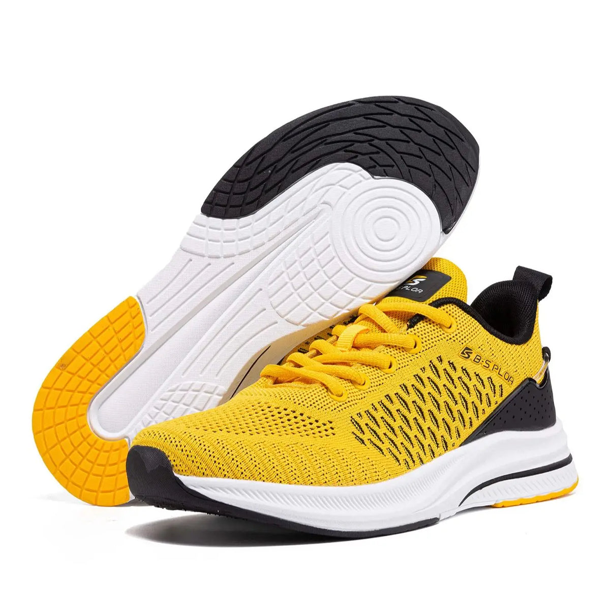 Ténis de corrida para homem Baasploa – Ténis casuais de malha, leves e de design, para corrida, respiráveis, com atacadores, para caminhada desportiva