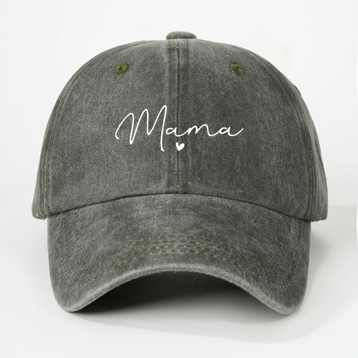 New Printed heart-shaped letters "mama" are fashionable and versatile baseball caps that are suitable for daily outdoor casual w