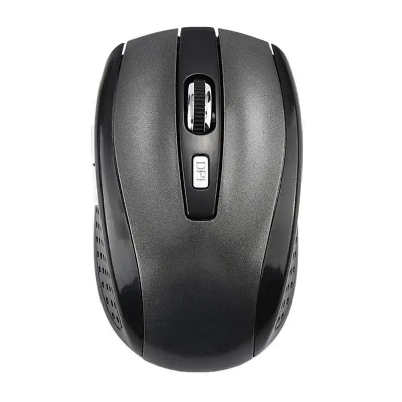 Rato Ótico Sem Fios 2.4GHz com Recetor USB para Gaming, 6 Botões, para Computador, PC e Portátil, Acessórios