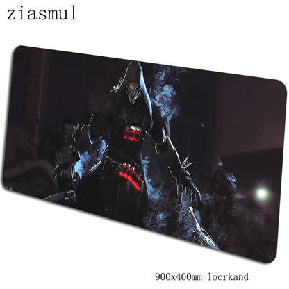 Tapete de rato Overwatch 90x40cm, tapete de rato gaming aesthetic, tapete de rato gamer personalizado elegante para teclado e PC