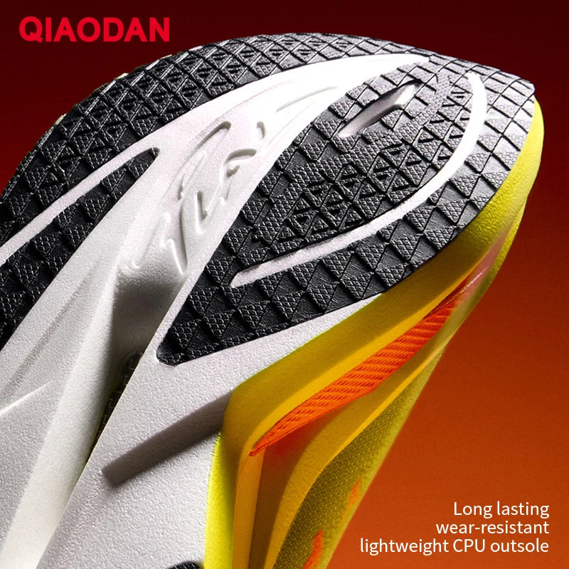 QIAODAN Feiying Plaid 3 Carbon Plate Men Running Shoes 2026 Marathon Racing Sneakers Rebound Cushion Athletic Shoes QDB023262290