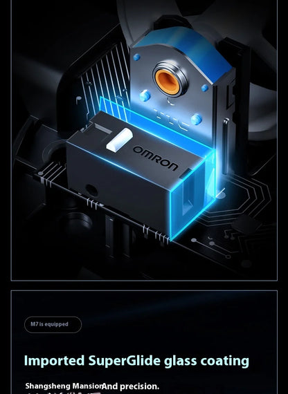 MCHOSE M7 Ultra Ergonomiczna mysz gamingowa PAW3950 Super Sensor TOPSPEED 8000Hz Polling Rate Lekka konstrukcja Realtek Master Mice