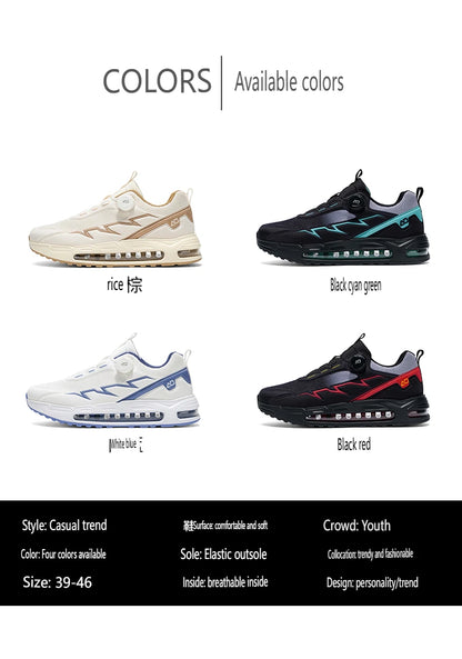 Spring & Summer Men's Running Shoes  Outdoor Hiking,Wear-Resistant Trail Shoes with BOA Closure,Breathable Sports & Casual Style